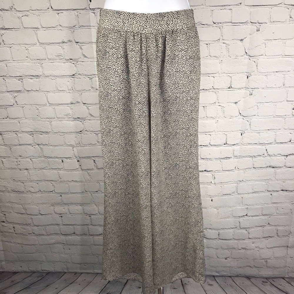 BCBGeneration Printed Wide Leg Palazzo Pants